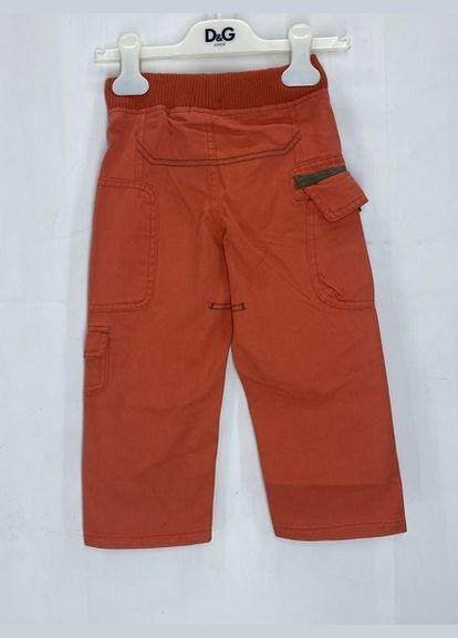Оранжевые демисезонные карго брюки No Brand