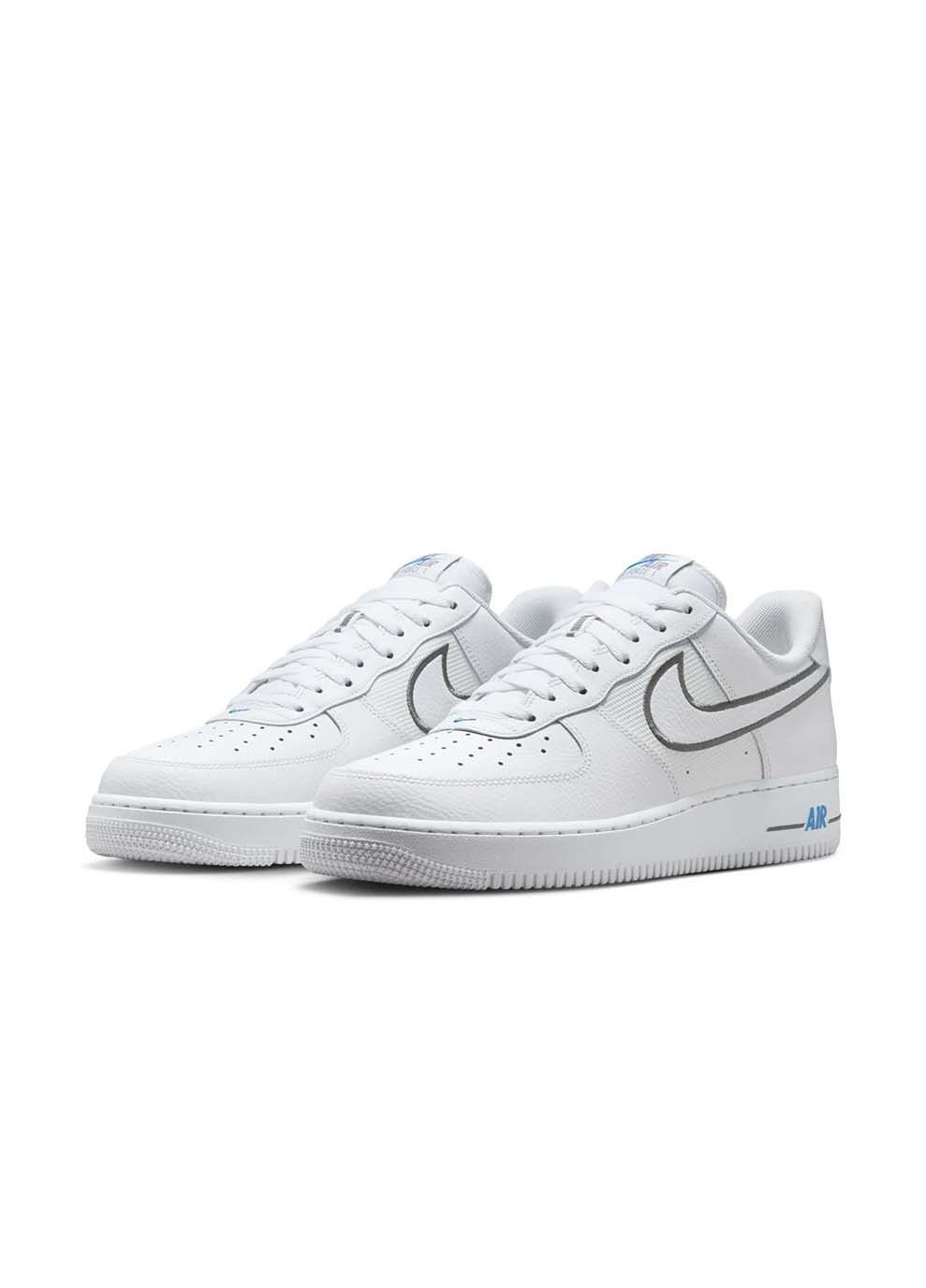 Белые демисезонные мужские кроссовки air force 1 07 белый Nike
