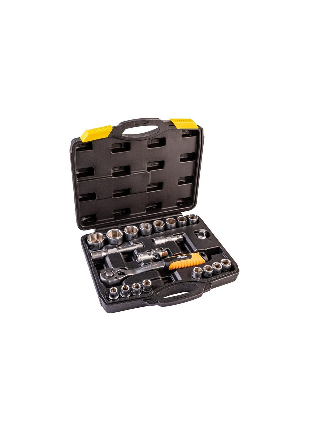 Набір інструментів PROFI ½" 21 шт 10-32 мм CrV50BV30 протиударний кейс 78-4021-PF Mastertool (364121133)