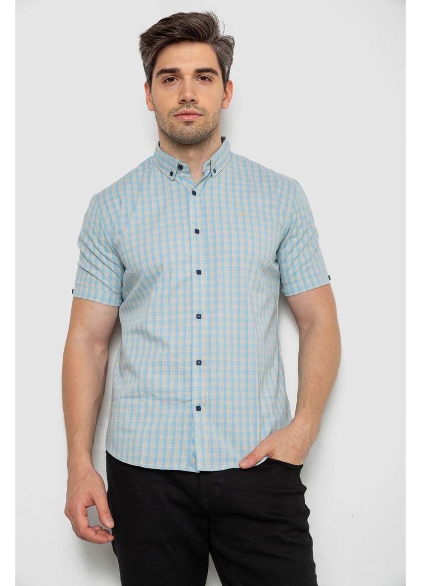 Голубой рубашка Ager