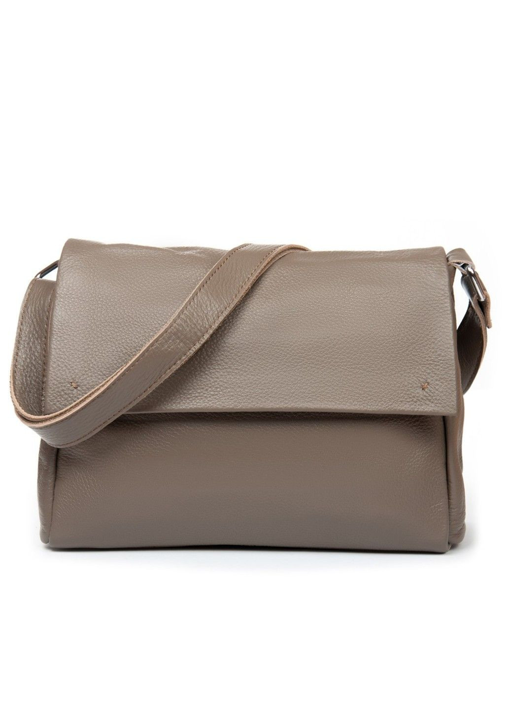 Женская кожаная сумка 6504 l.grey Alex Rai (360938756)