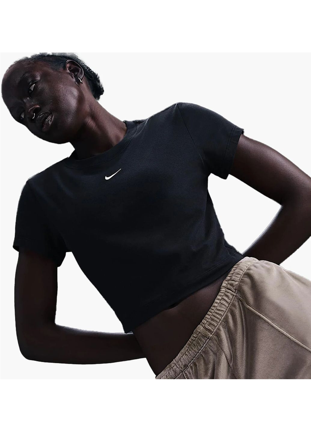 Футболка женская Sportswear Chill Knit Black Nike - (365961574)