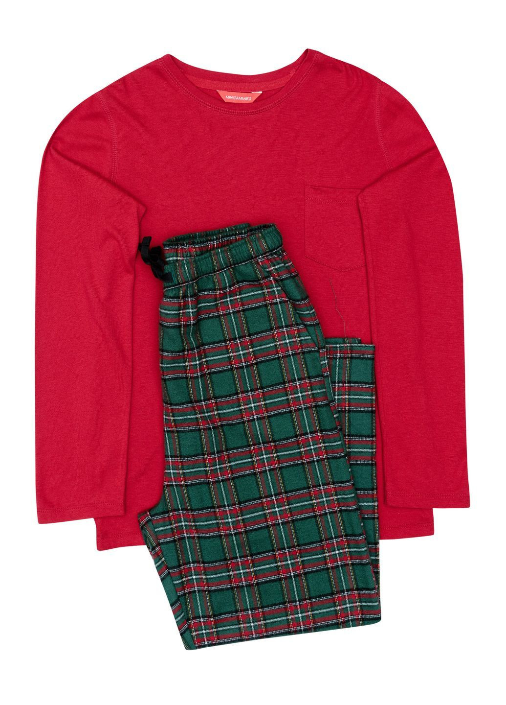 Комбинированная зимняя пижама детская унисекс 6858 футболка + брюки Cyberjammies Whistler