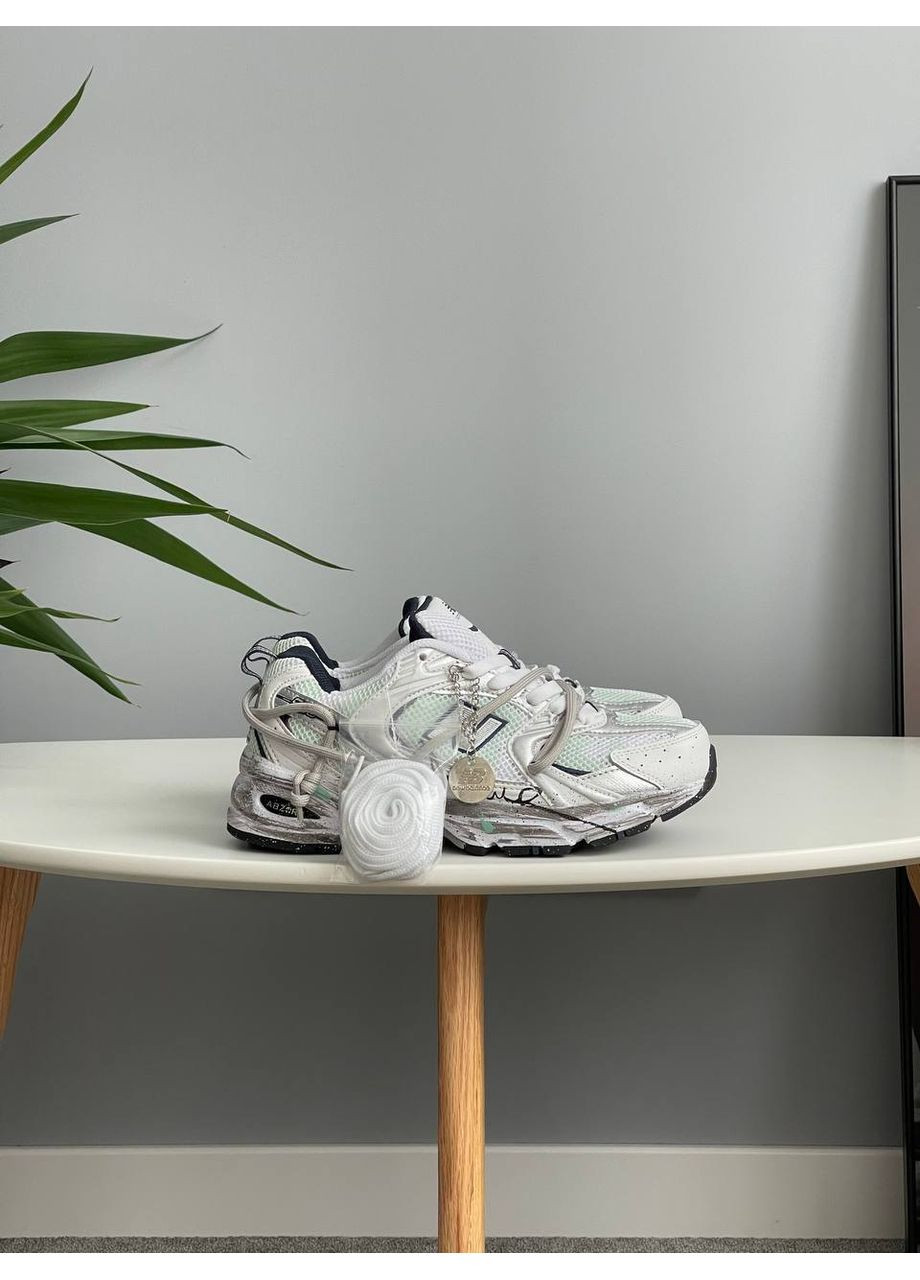 Кросівки жіночі New Balance 530 Custom White Silver | Нью Беланс 530 білі демісезони (380329842)