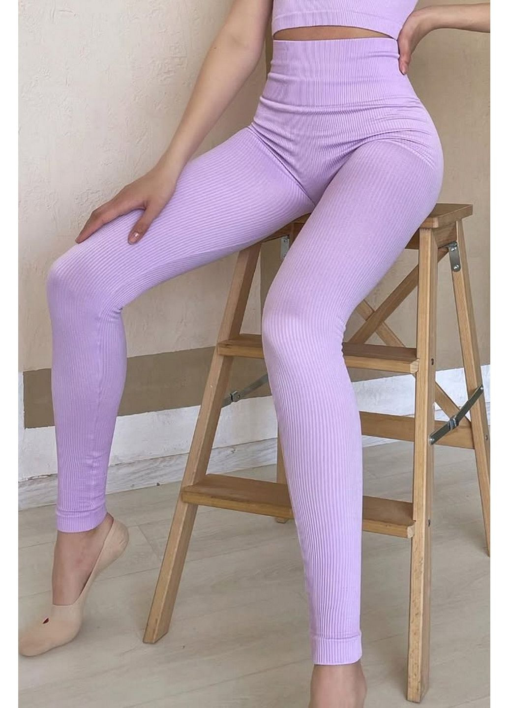 Легінси в рубчик з Push Up ефектом Leggings RIB Push Up Giulia (362536260)