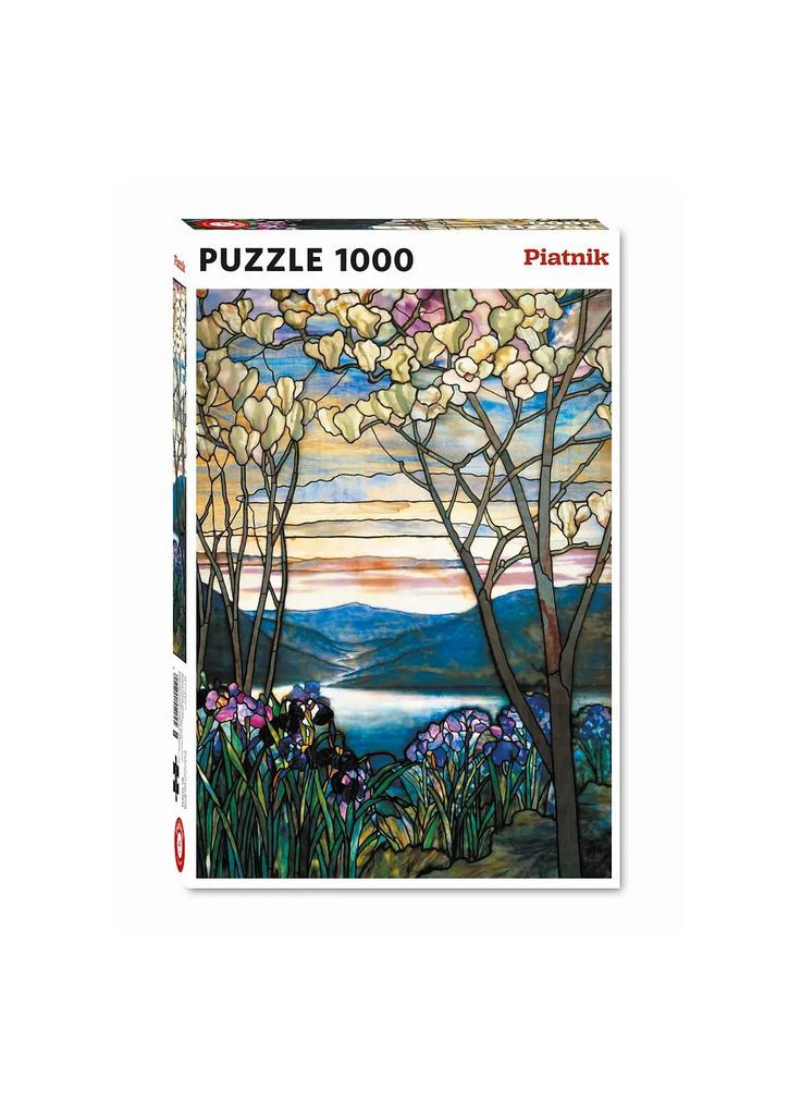 Пазл Магнолии и ирисы Тиффани, 1000 элементов () Piatnik PT-552045 (328401870)