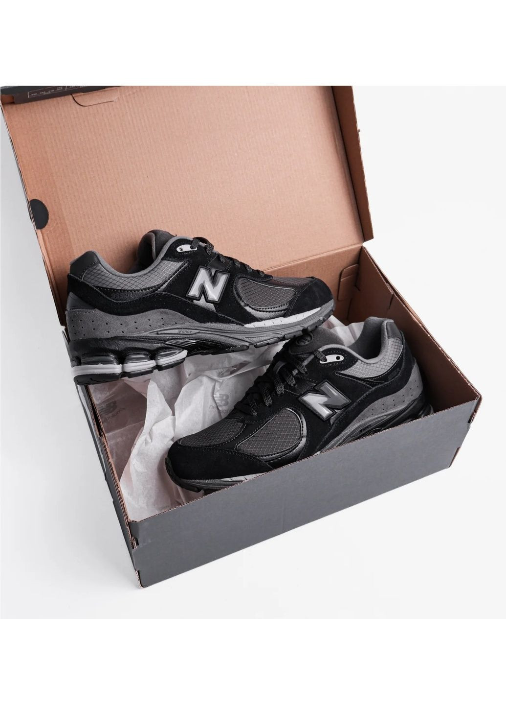 Черные кроссовки мужские 2002 ripstop black u2002rtg New Balance