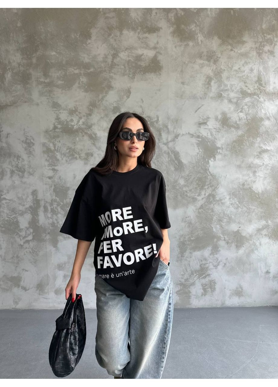 Стильна жіноча футболка oversize з яскравим принтом Україна - (358644289)