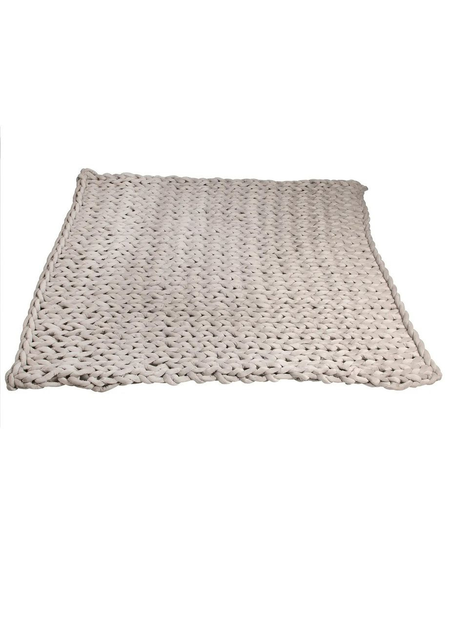 Утяжеленный плед бархатной грубой вязки, 8 кг. Supretto (318015669)