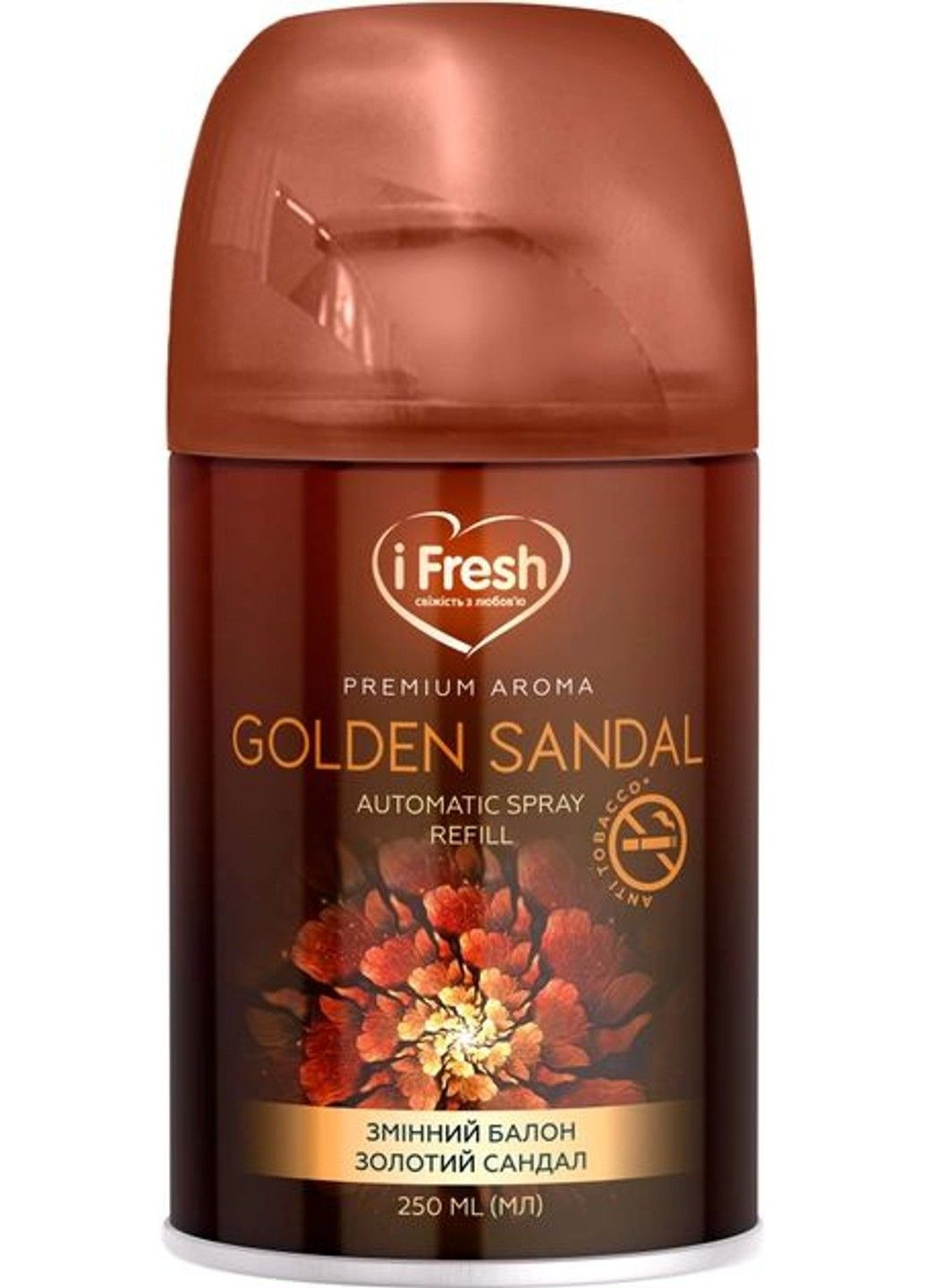 Сменный аэрозольный баллон Premium aroma golden sandal 250 мл iFresh (280898437)