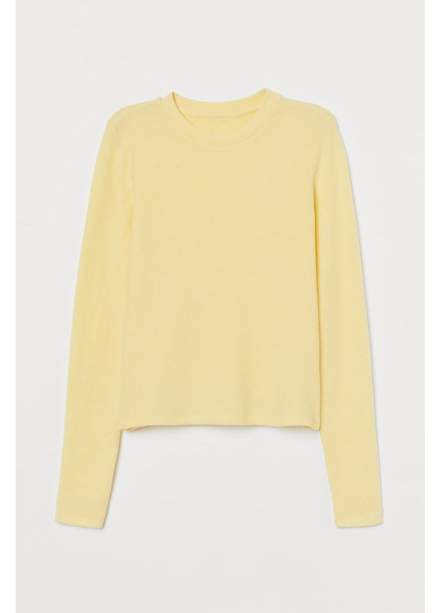 Желтый демисезонный свитер H&M