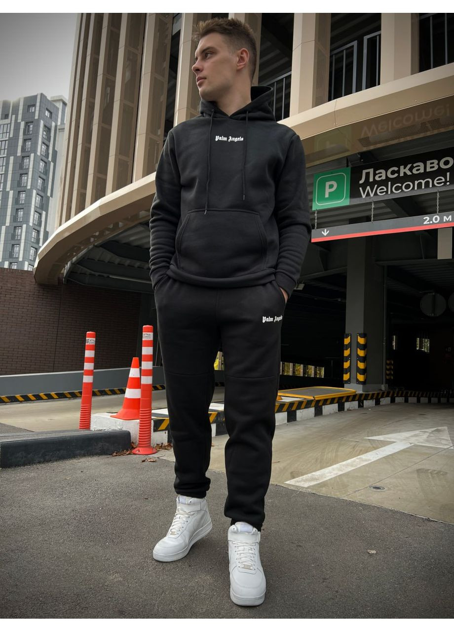 ❄️Комплект 3 в 1 Куртка зимова + кофта на змійці + штани Palm Angels❄️ No Brand (360133565)