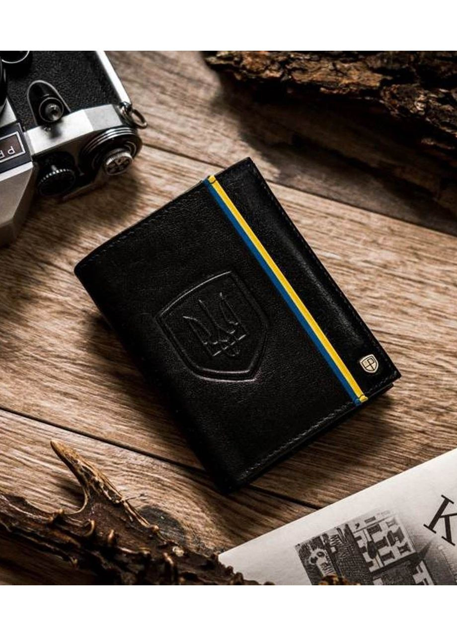 Мужской кожаный портмоне с трезубцем. Peterson (368540865)