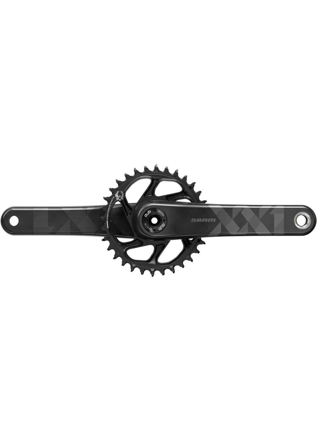 Шатуни XX1 Eagle Fat Bike 5" DUB 175 12ск Зірка 30T X-SYNC 2 Black Sram (369653114)