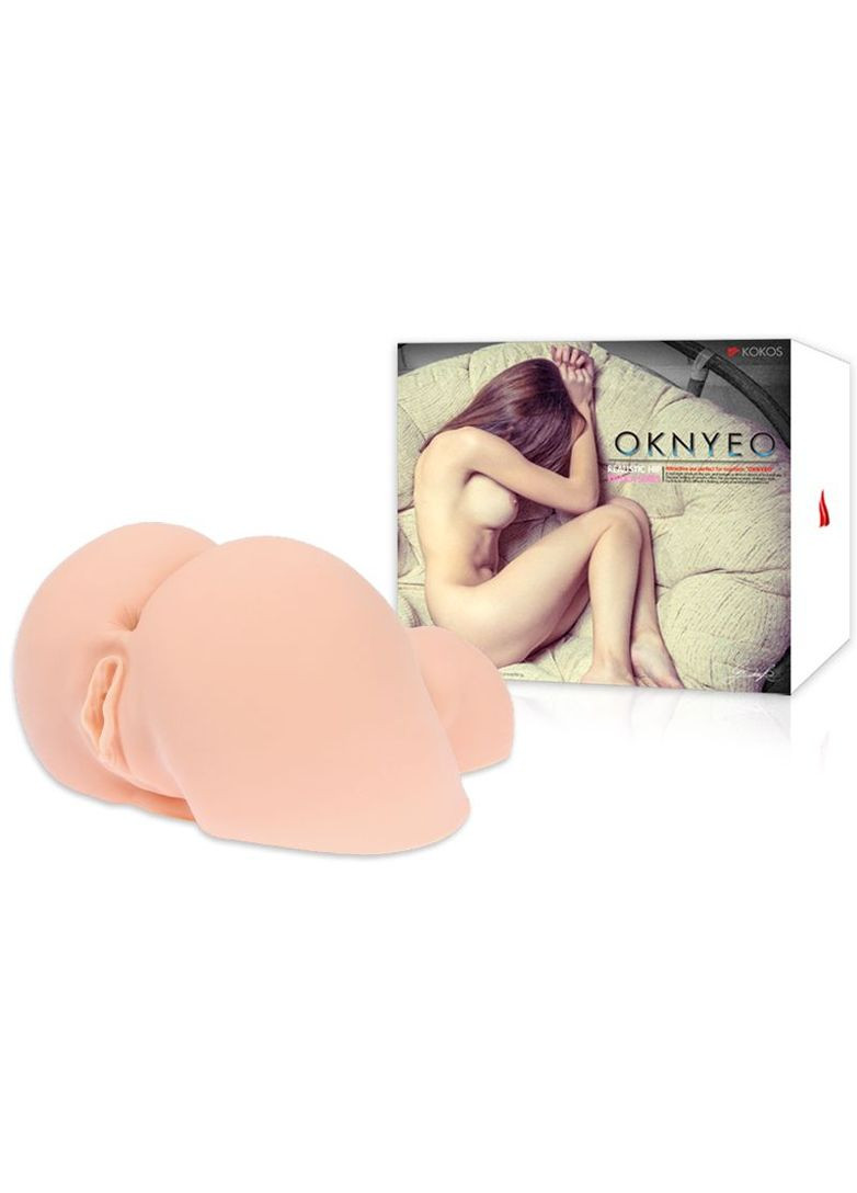 Мастурбатор Вагіна і анус Oknyeo з вібрацією Kokos (305075559)