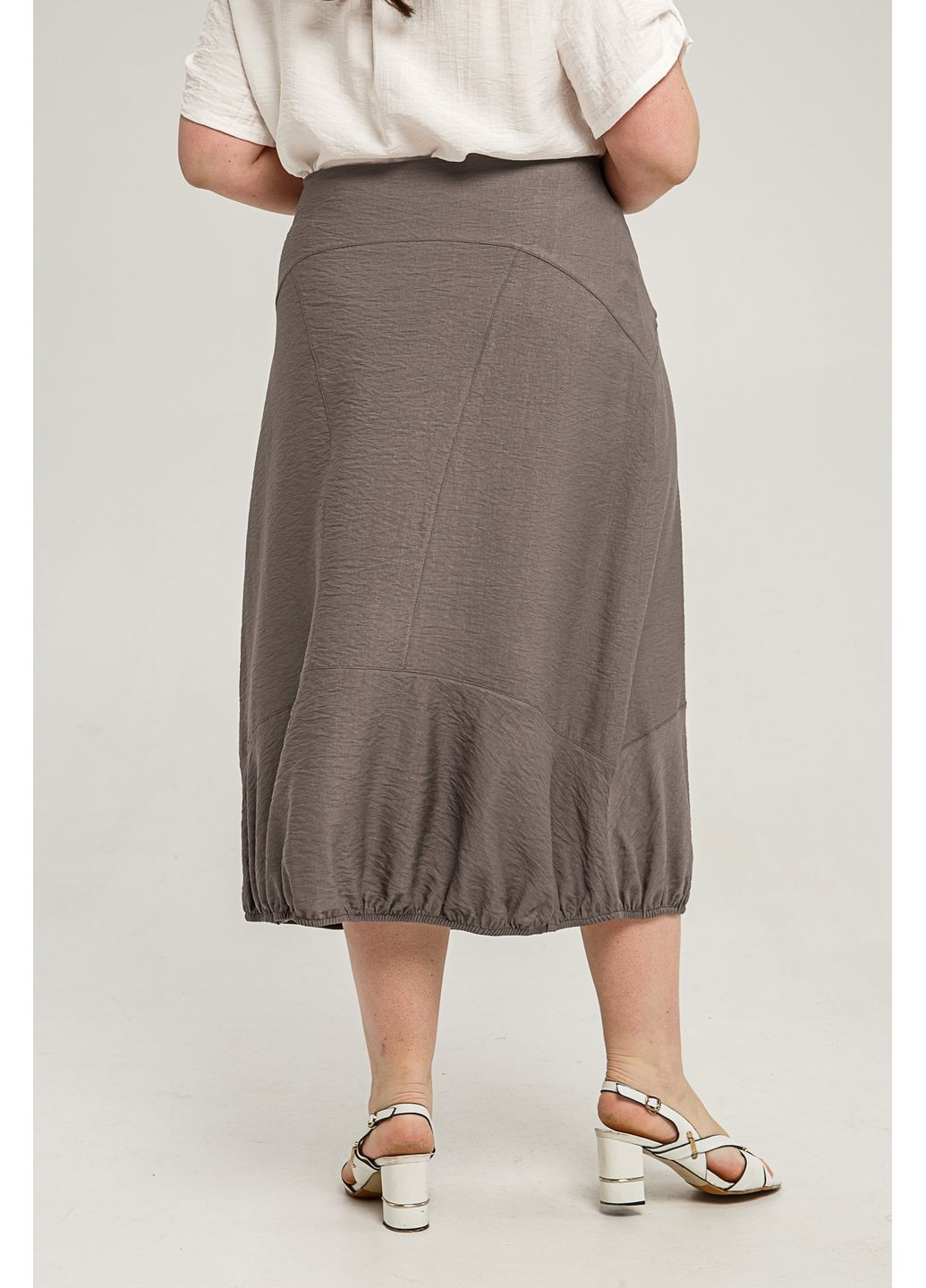 Спідниця кльош із жатого льону All Posa (ap101464p) A'll Posa (360920083)