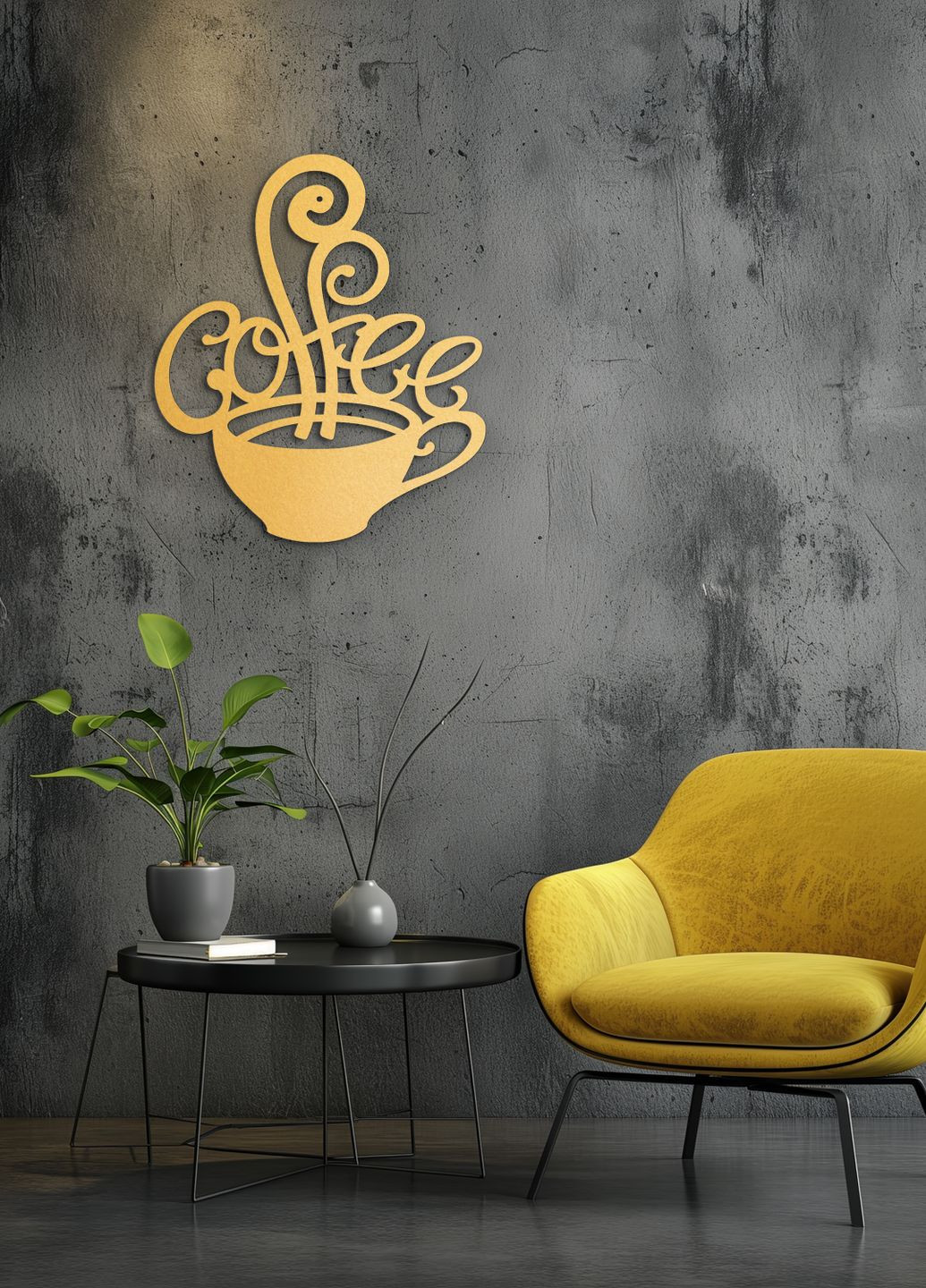 Современная картина на кухню, декоративное панно из дерева "Чашка кофе", стиль минимализм 20х23 см Woodyard (291843106)