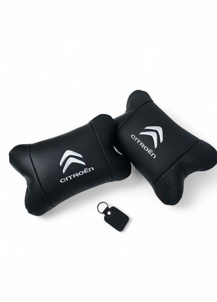 Подарок в машину мужчине Citroën, Шейная подушка для удобства в автомобиле, EK-400 Подарок водителю Citroen (366238647)