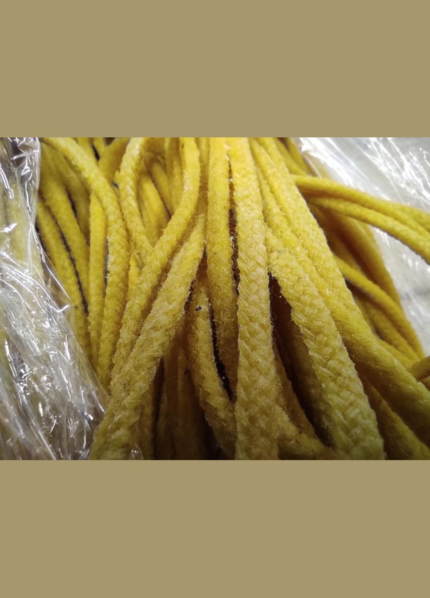 Гніт вощений 2.5 мм бавовняний плетений для свічок і рукоділля 100 м МЕД ПОШТОЮ (322148929)