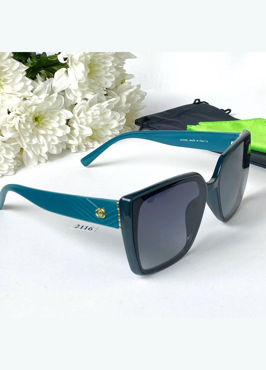 Элегантные очки в зеленой оправе. No Brand (302490751)