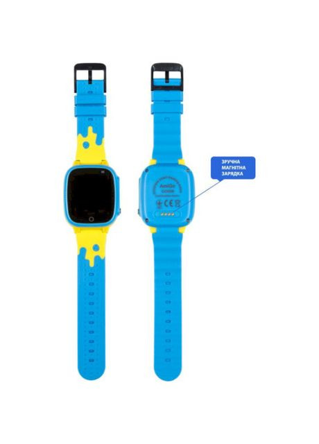 Smart Watch GO008 MILKY GPS Wi-Fi Blue/Yellow RU UCRF Amigo (362212633)