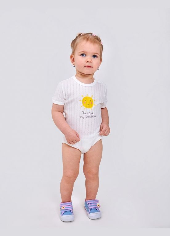 Боді (короткий рукав) Білий Smil (323821267)