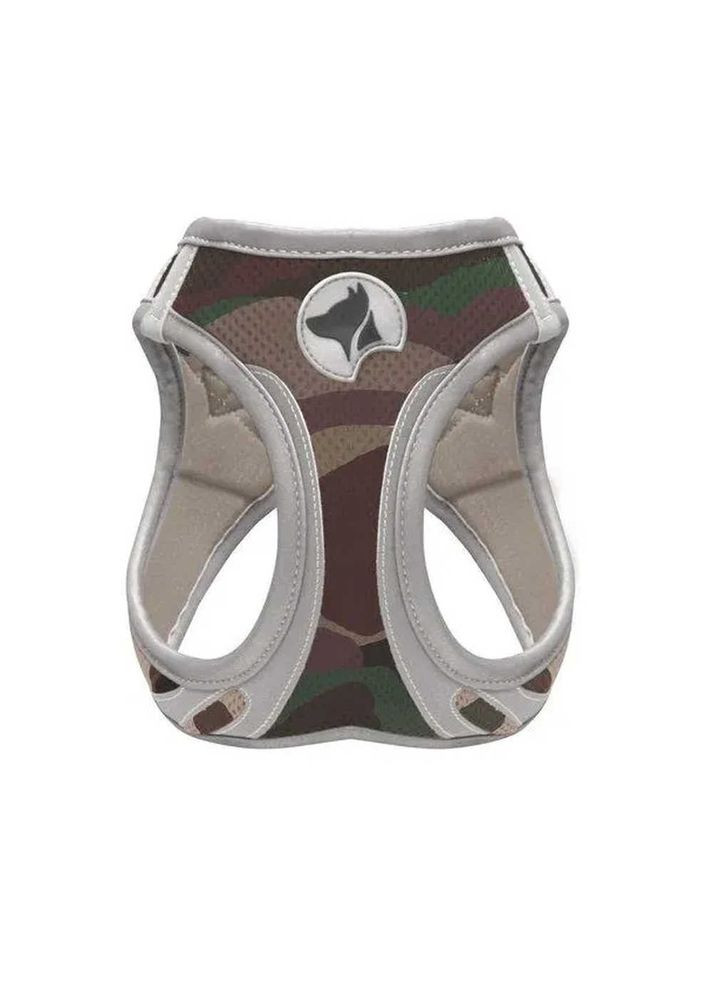 Шлея HIKING REFLECTIVE, милитари, нейлон, M 41 - 46 см (8023222156678) Croci (319518441)