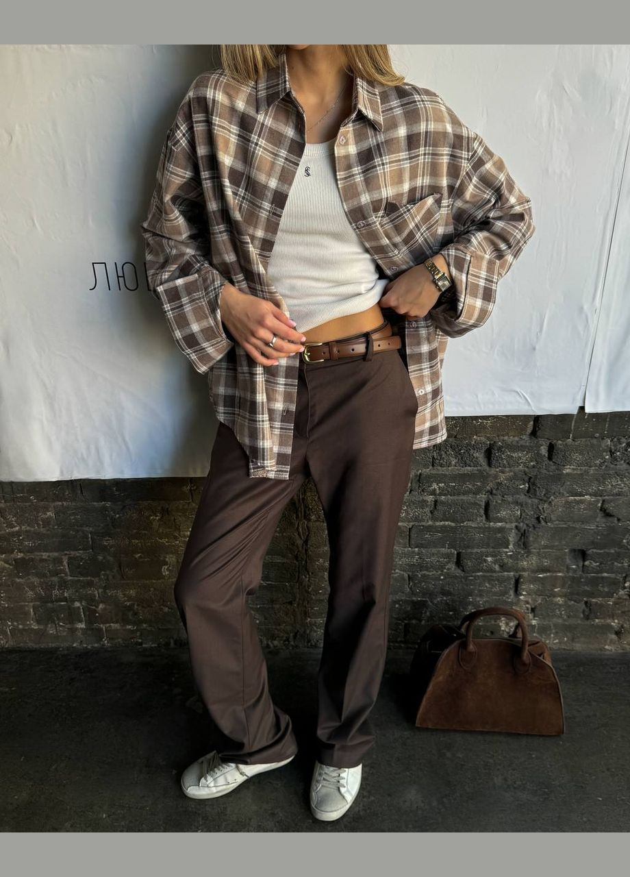 Стильна сорочка в клітинку Luna (330769437)