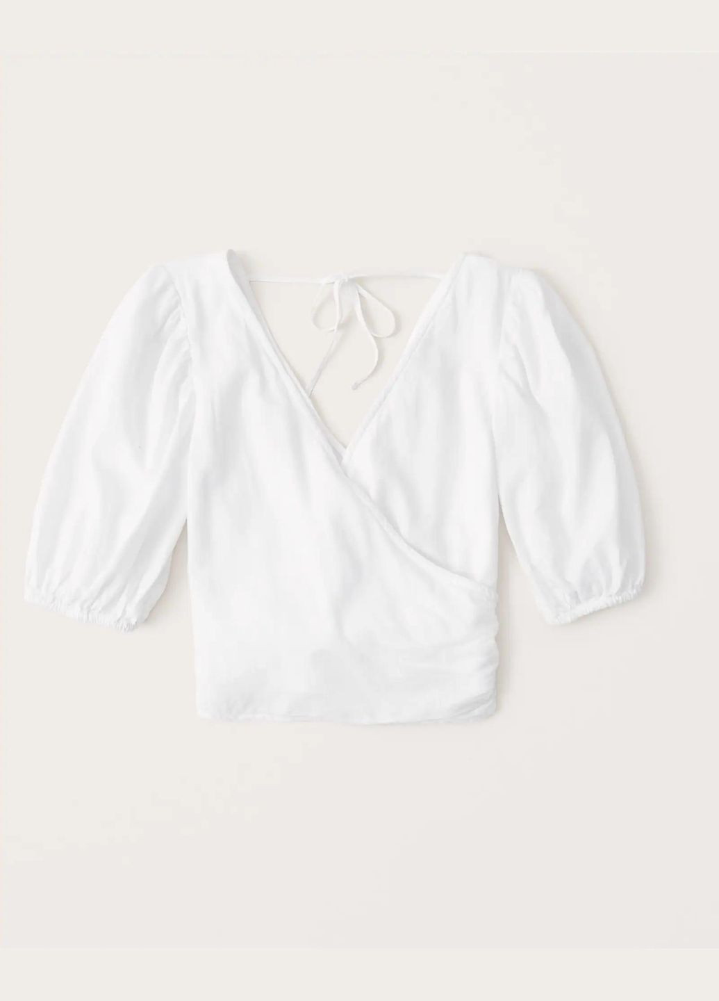 Белая рубашка Abercrombie & Fitch