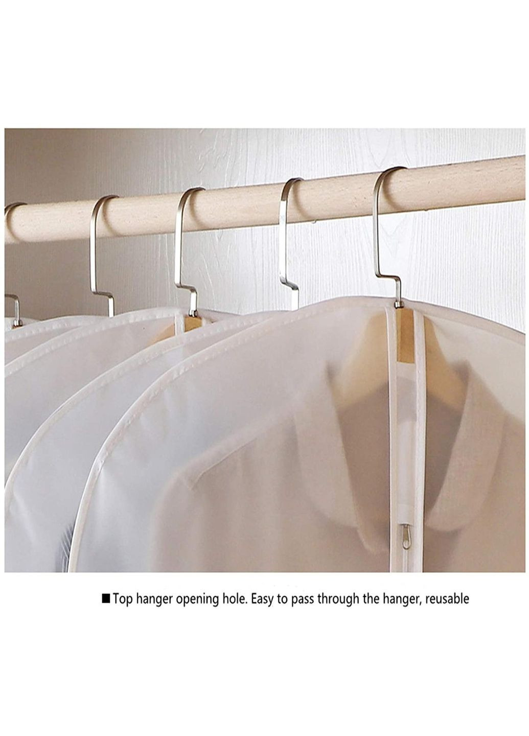 Чохли для Зберігання Одягу - 60х90 см - PEVA - Комплект 5 шт Comshop (301219867)