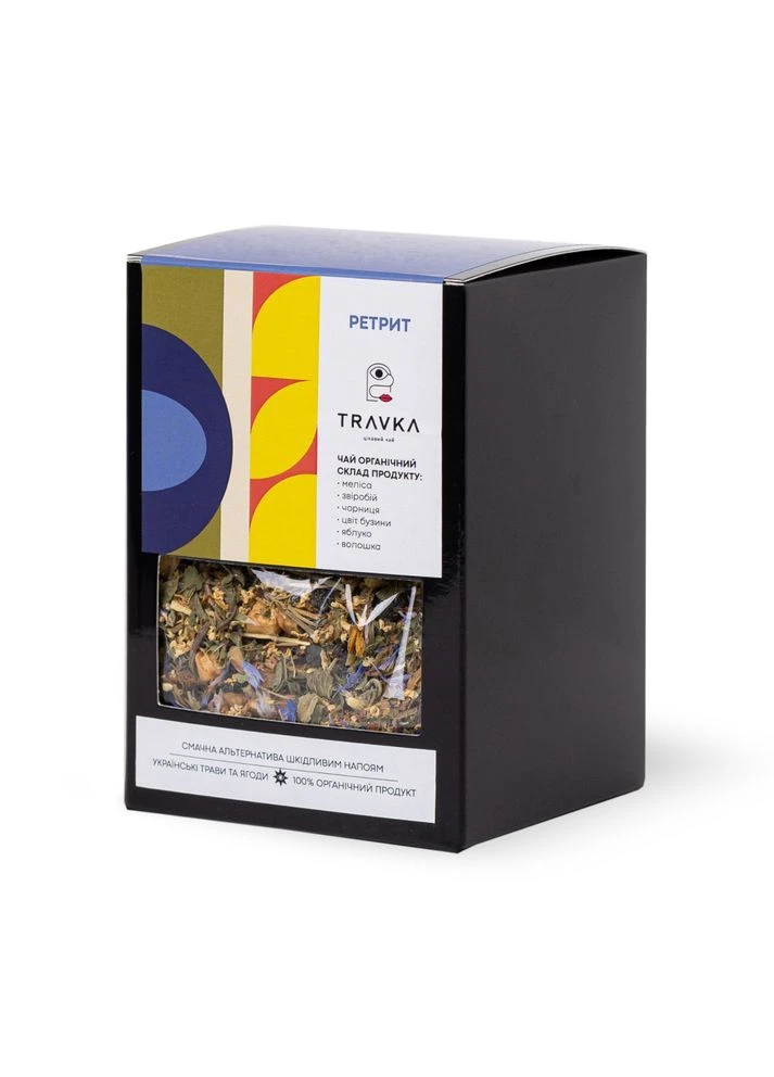 Органічний трав'яний чай ручного збору "Ретрит", 100г TRAVKA (386756470)