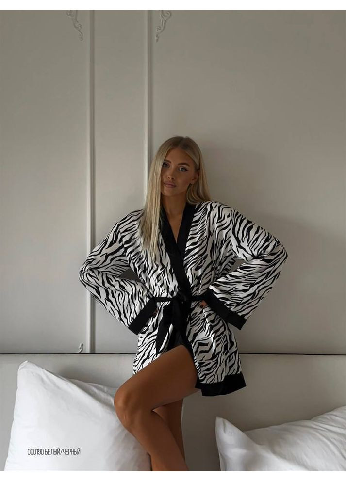 Женский халат-кимоно с принтом. Україна (356676850)