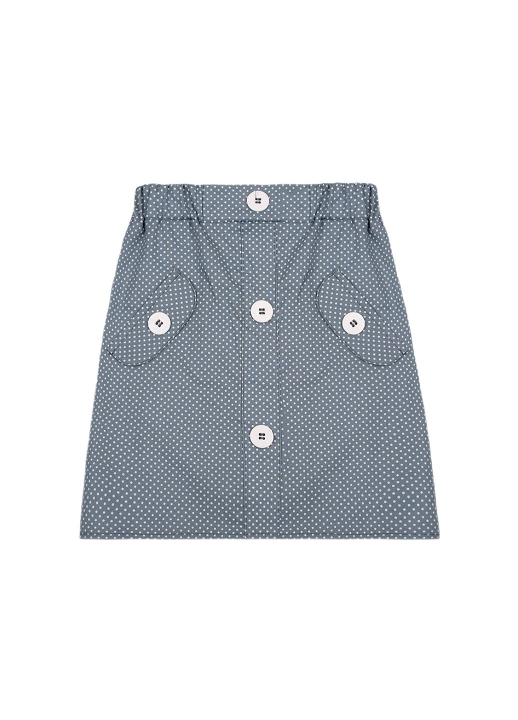 Оливковая повседневный однотонная юбка GABBI