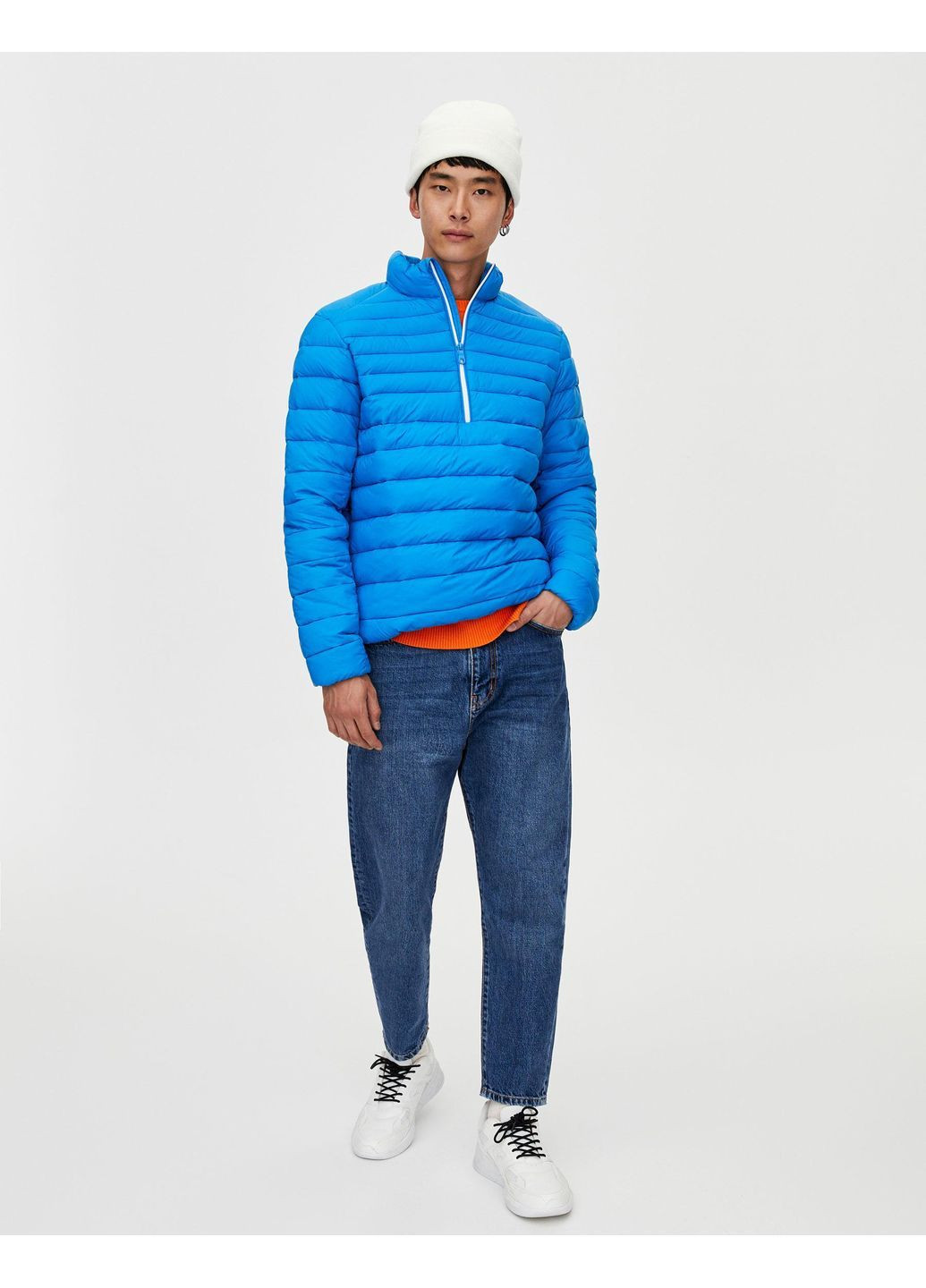 Синя куртка легка,синій, Pull & Bear