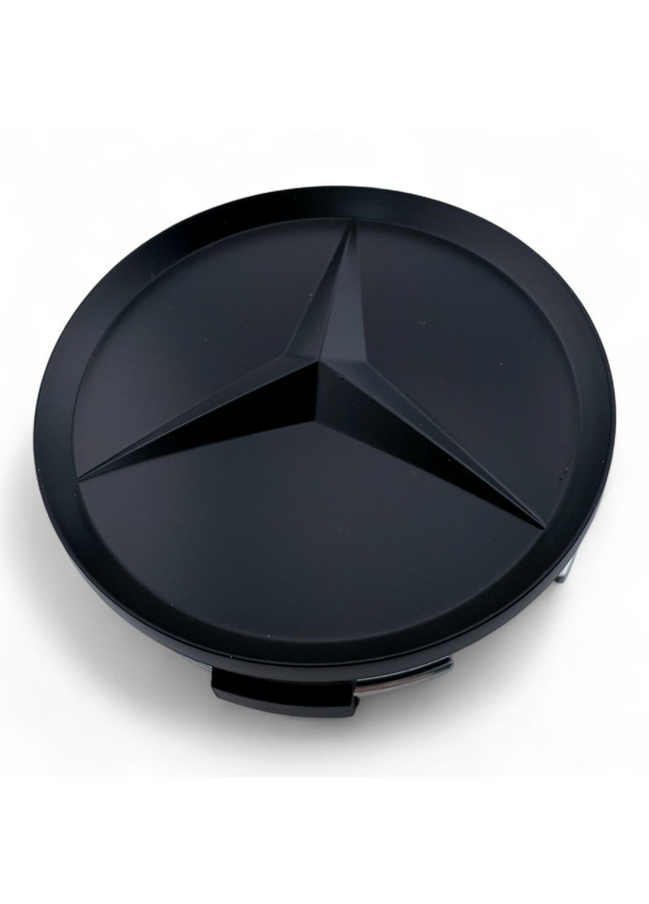 Колпачок в диски Мерседес заглушка для дисков Mercedes 75/70 мм. Old Style Черный мат (1 шт.) Mercedes-Benz (354698312)