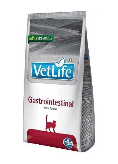 Vet Life (Фарміна Вет Лайф) Cat Gastrointestinal Ветеринарна дієта для котів та кішок при порушенні травлення 400 г Farmina (360544022)