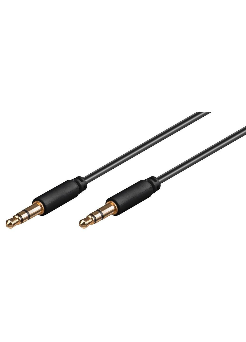 Кабель аудио сигнальный Jack 3.5mm 3pin M/M (папа/папа) 3.0m прямой Shielded AWG28 Slim Cu Goobay (369646145)
