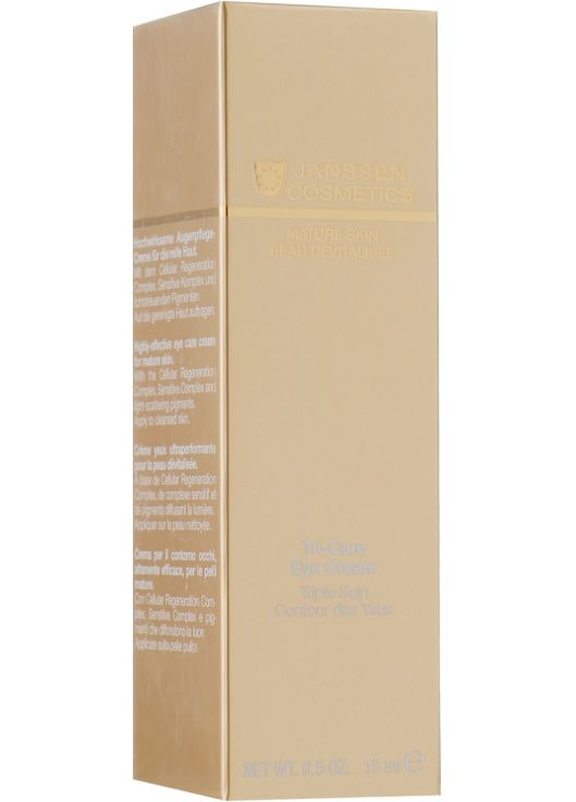 Омолаживающий укрепляющий крем для контура глаз Tri-Care Eye Cream 15ml (424841-6717) Janssen Cosmetics (368646909)
