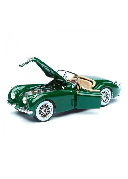 Автомодель - JAGUAR XK 120 (1951) (асорті вишневий, сріблястий, 1:24) Bburago (315153591)