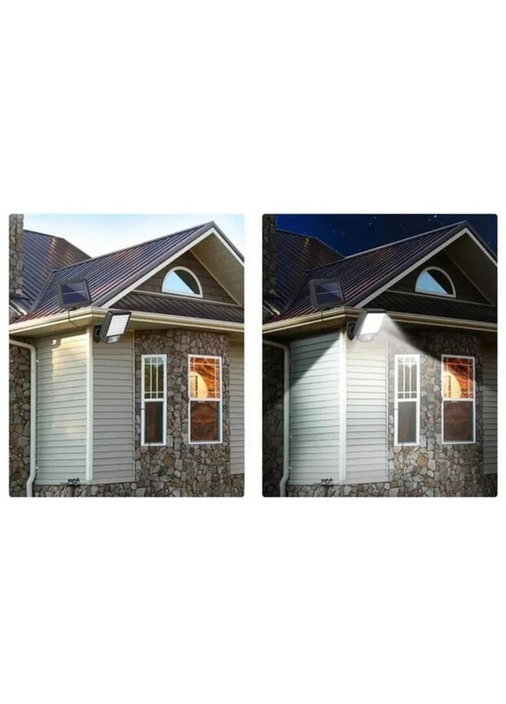 Світлодіодний роздільний вуличний ліхтар Split Solar Wall Lamp JX-F108 з датчиком руху на сонячній батареї No Brand (368788600)