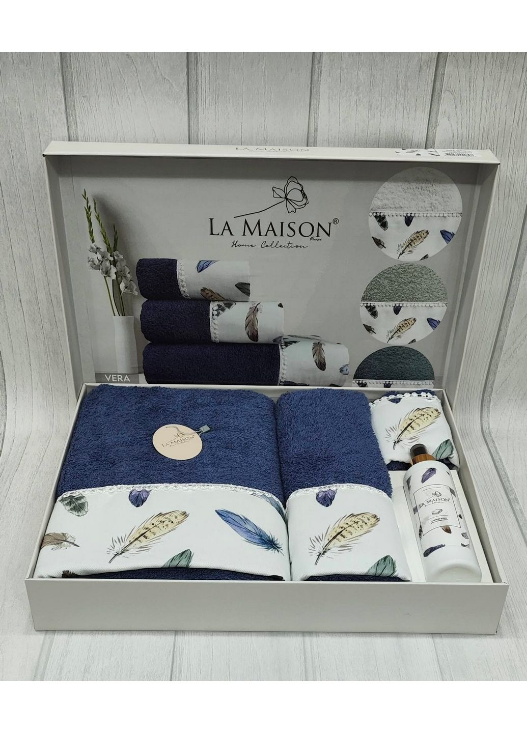 La Maison подарунковий набір рушників з парфумами комбінований виробництво - Туреччина