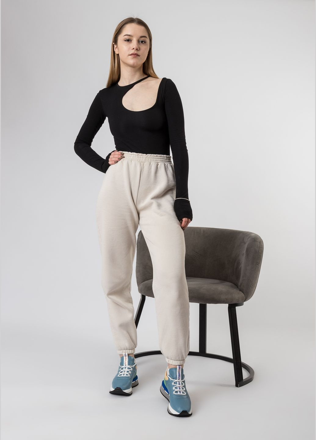 Кроссовки (1081ТZ) Evromoda голубые (328915701)