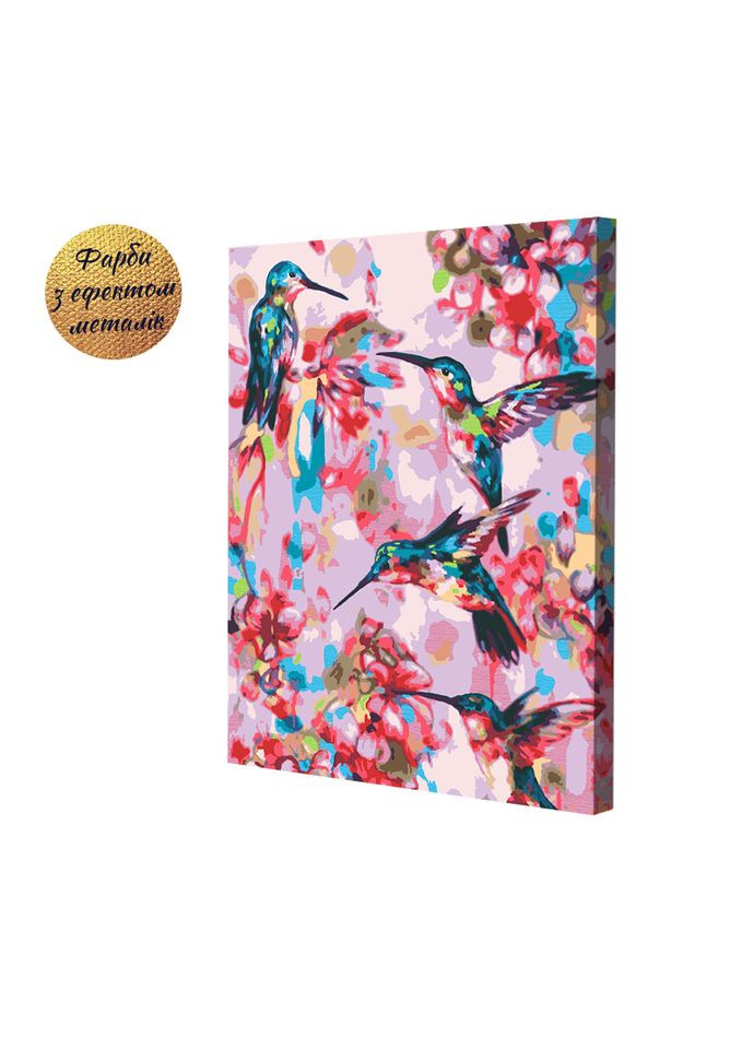 Набір картин за номерами з металевими фарбами Весняний сад (ITR-110) 2 шт в наборі Riviera Blanca (322774055)