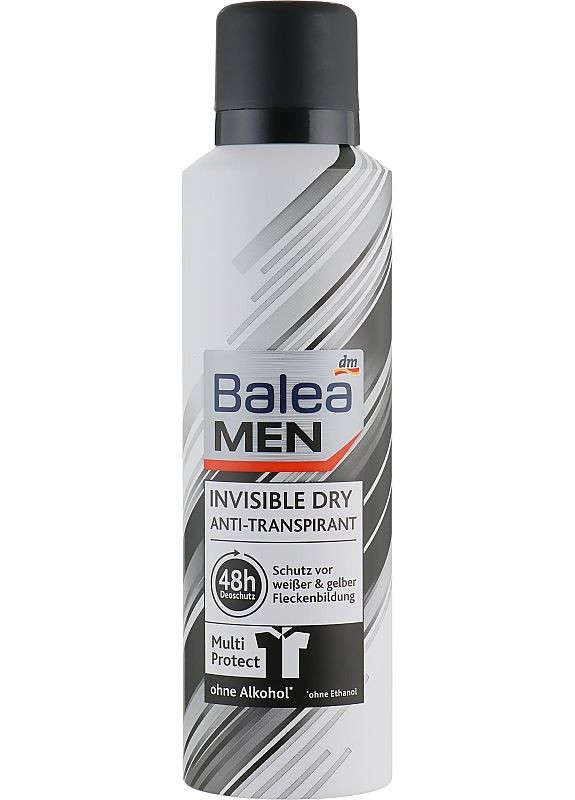 Дезодорант-антиперспирант спрей "Невидимый" Men Invisible Dry Anti-Transpirant Deodorant 200ml (2-940627) Balea (369789539)