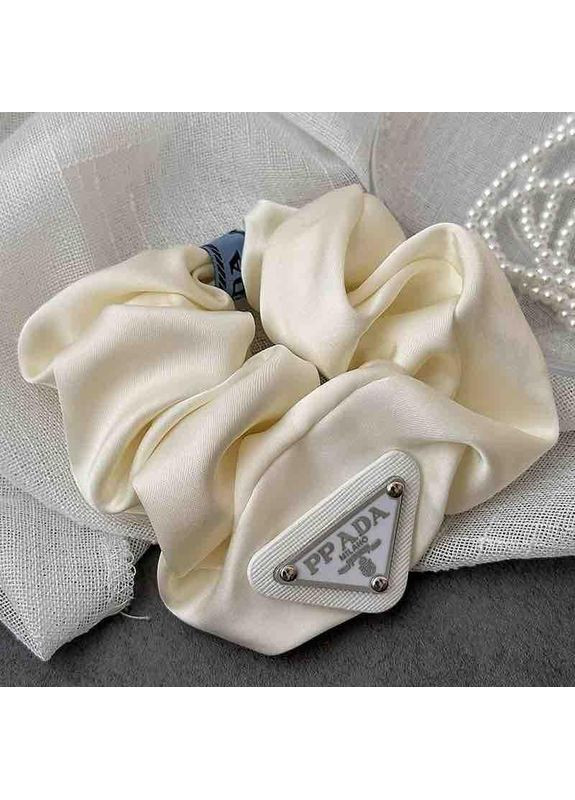 Брендова гумка для волосся Prada Стильна еластична гумка Прада No Brand (366890463)