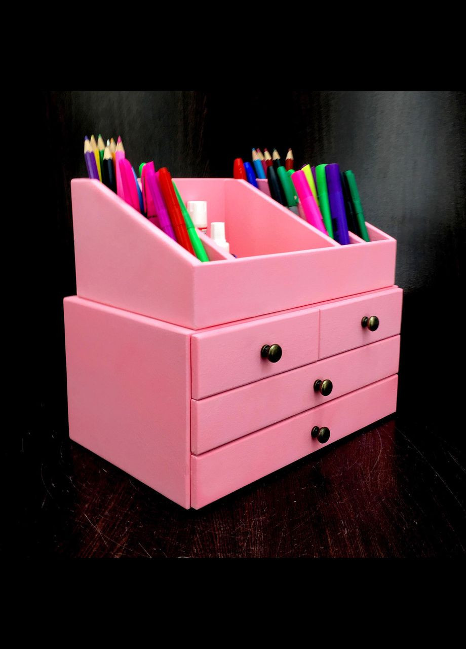 Настольный органайзер из дерева Ашвуд барби (КНЦ-007050) No Brand (328227644)