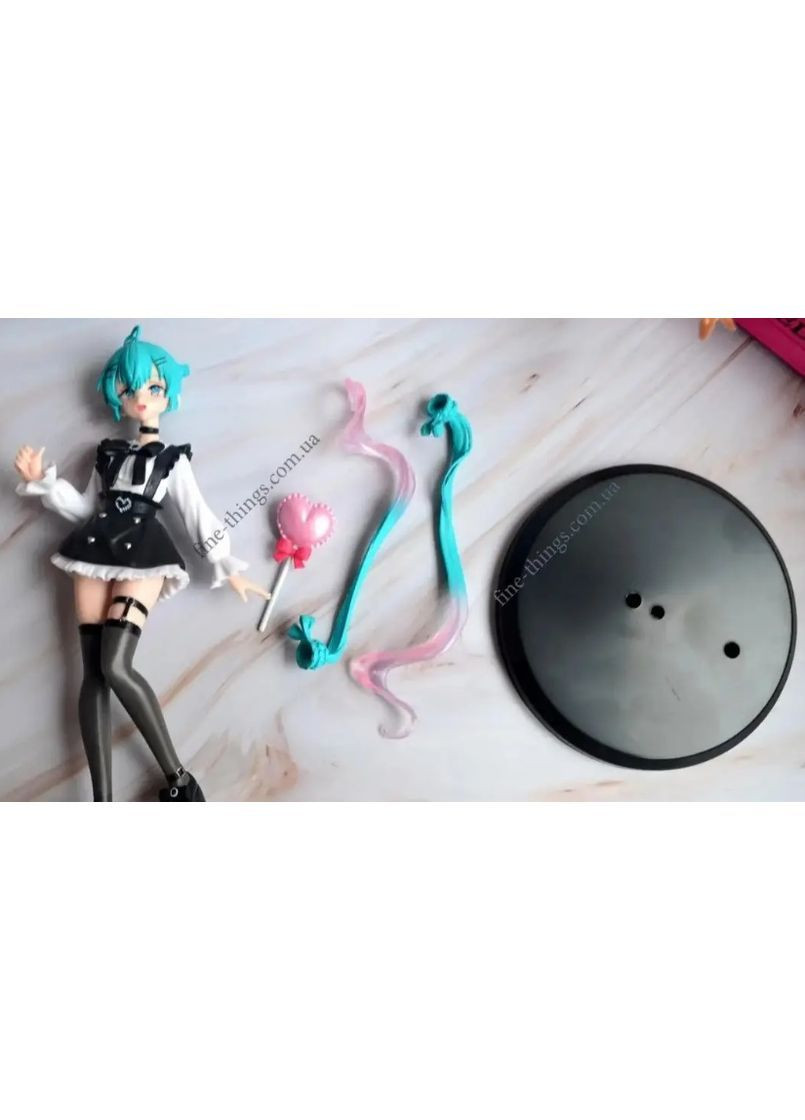 Фигурки Хацуне Мику с конфетой, экшн кукла аниме певица Hatsune Miku, стояки Аниме фигурки Хатсуне Мику No Brand (362588574)