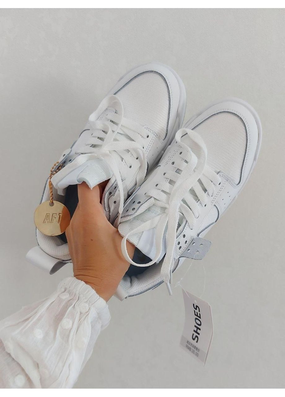 Белые демисезонные кроссовки мужские nike dunk low disrupt white найк сб данк No Brand