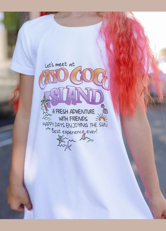 Белое платье для девочки hc (h001-6054-036-33) No Brand (299475849)