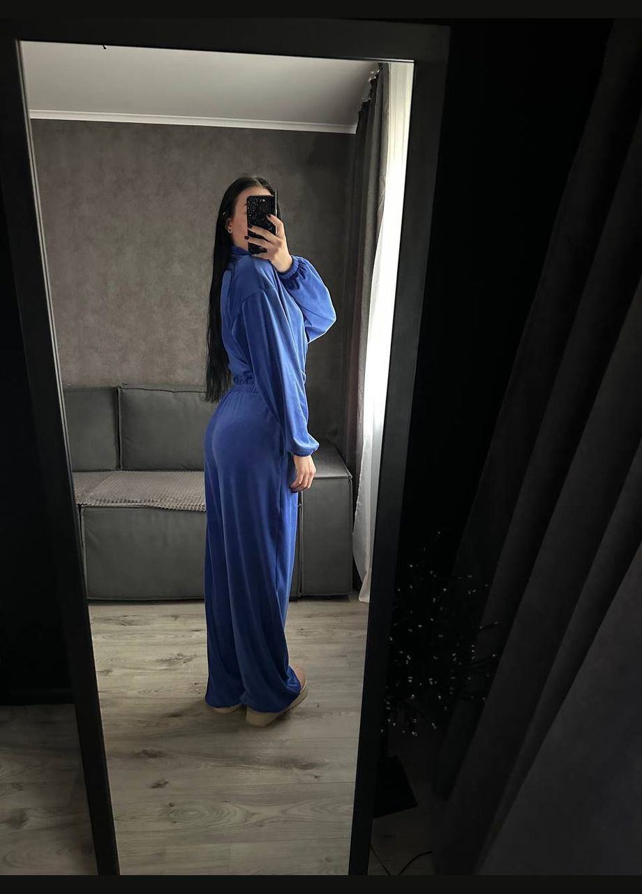 Велюровый комбинезон в стиле оверсайз Adelante (316714354)